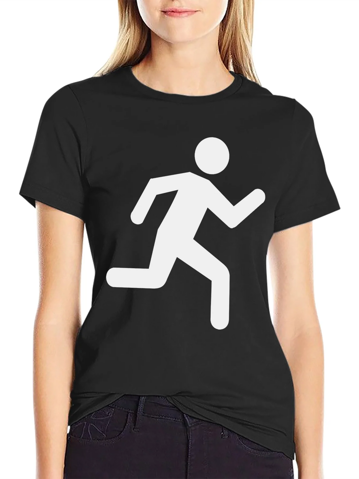 Black Running Man Graphic Tee product image 2