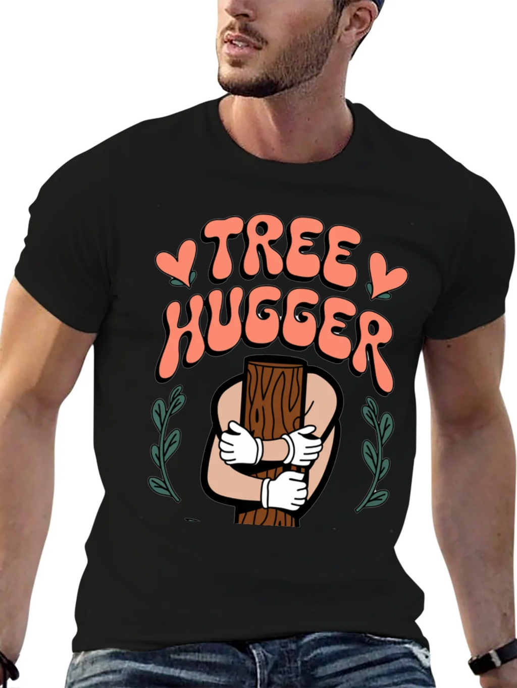 Tree Hugger Graphic T-Shirt - Nature Lover Tee product image 6