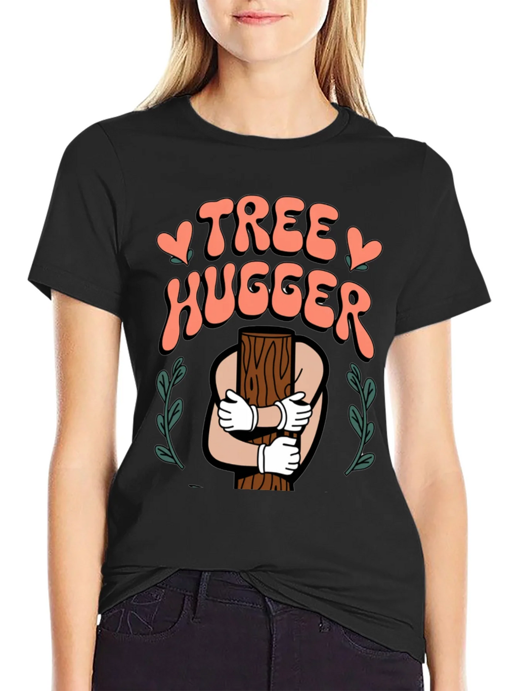 Tree Hugger Graphic T-Shirt - Nature Lover Tee product image 2