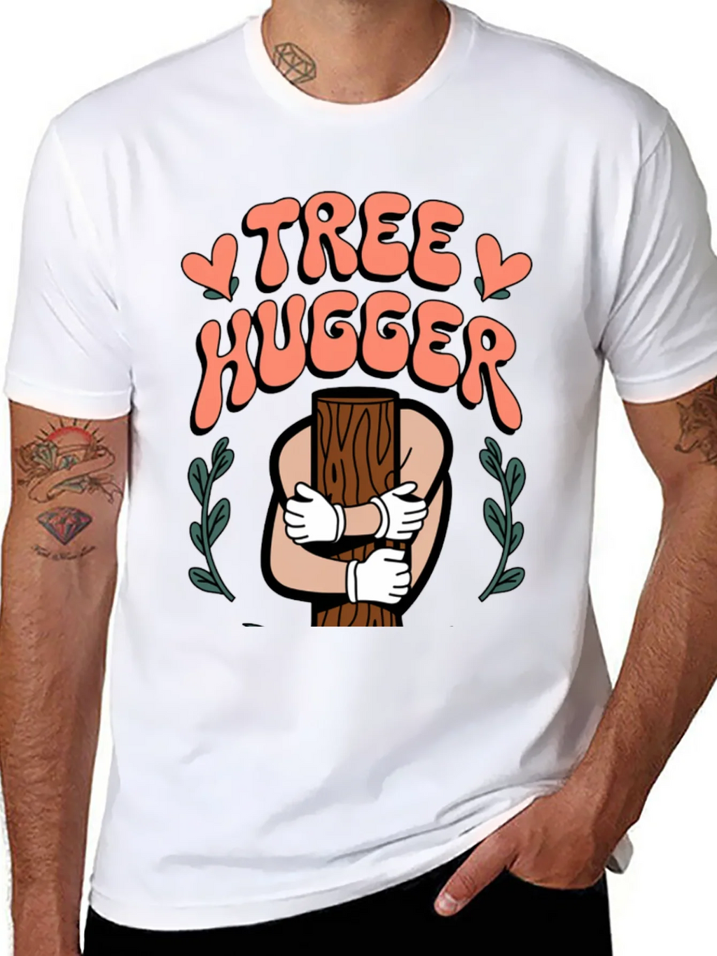 Tree Hugger Graphic T-Shirt - Nature Lover Tee product image 7
