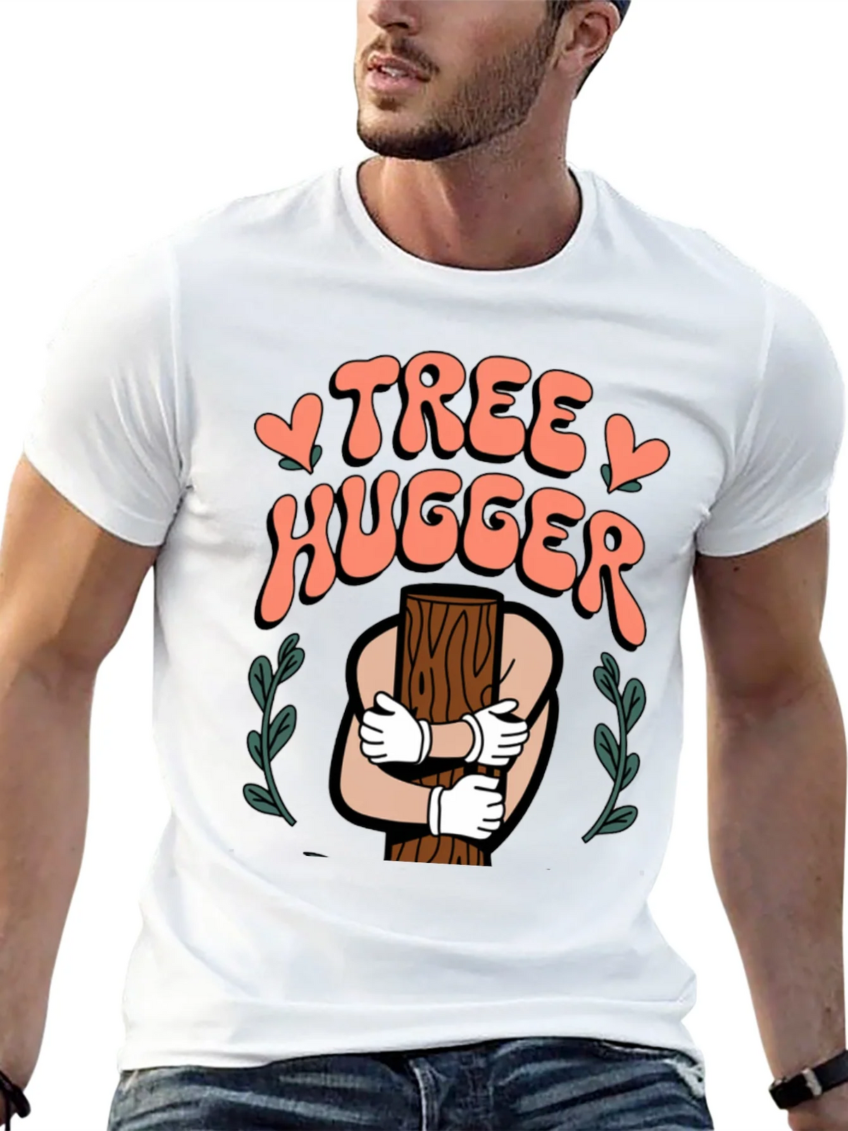 Tree Hugger Graphic T-Shirt - Nature Lover Tee product image 12