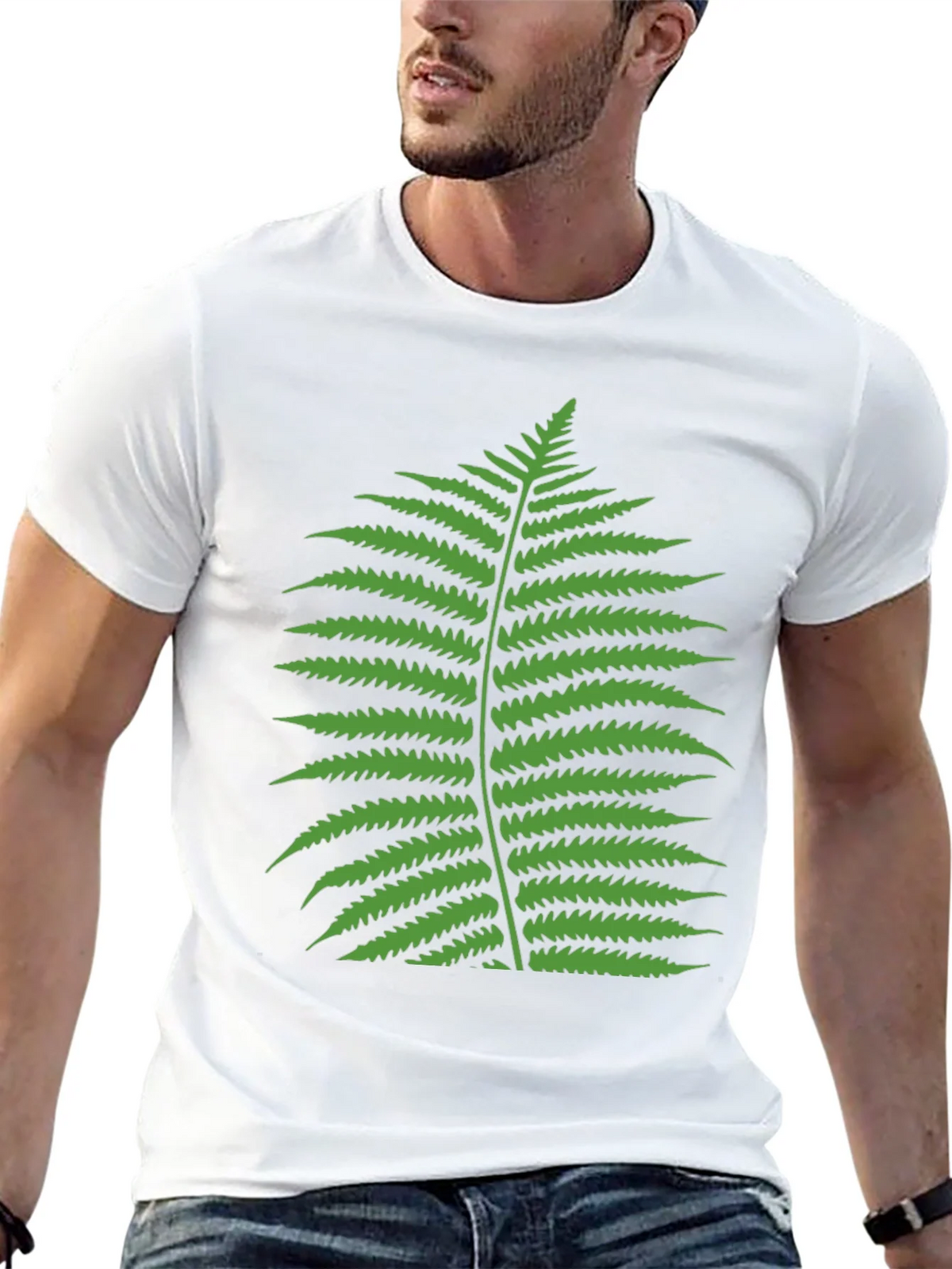 Fern Graphic T-Shirt - Classic Black Tee product image 12