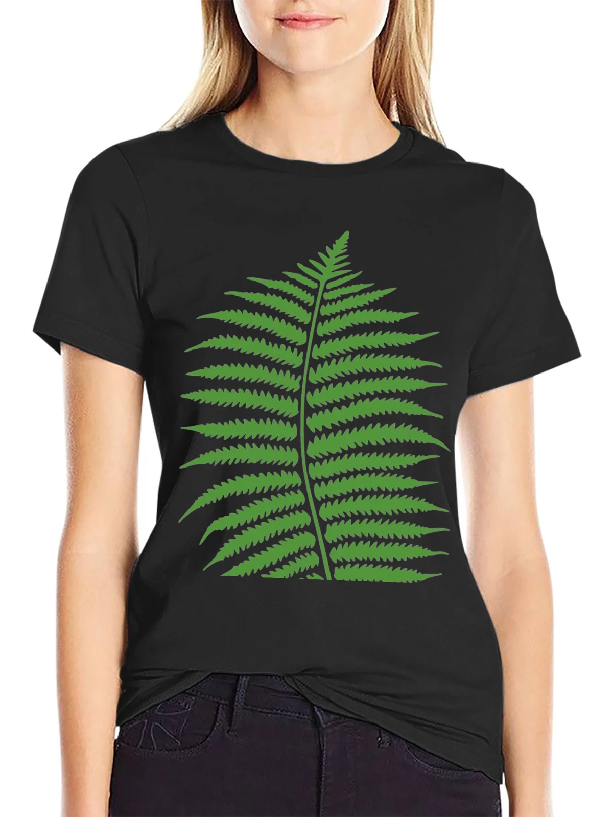 Fern Graphic T-Shirt - Classic Black Tee product image 2