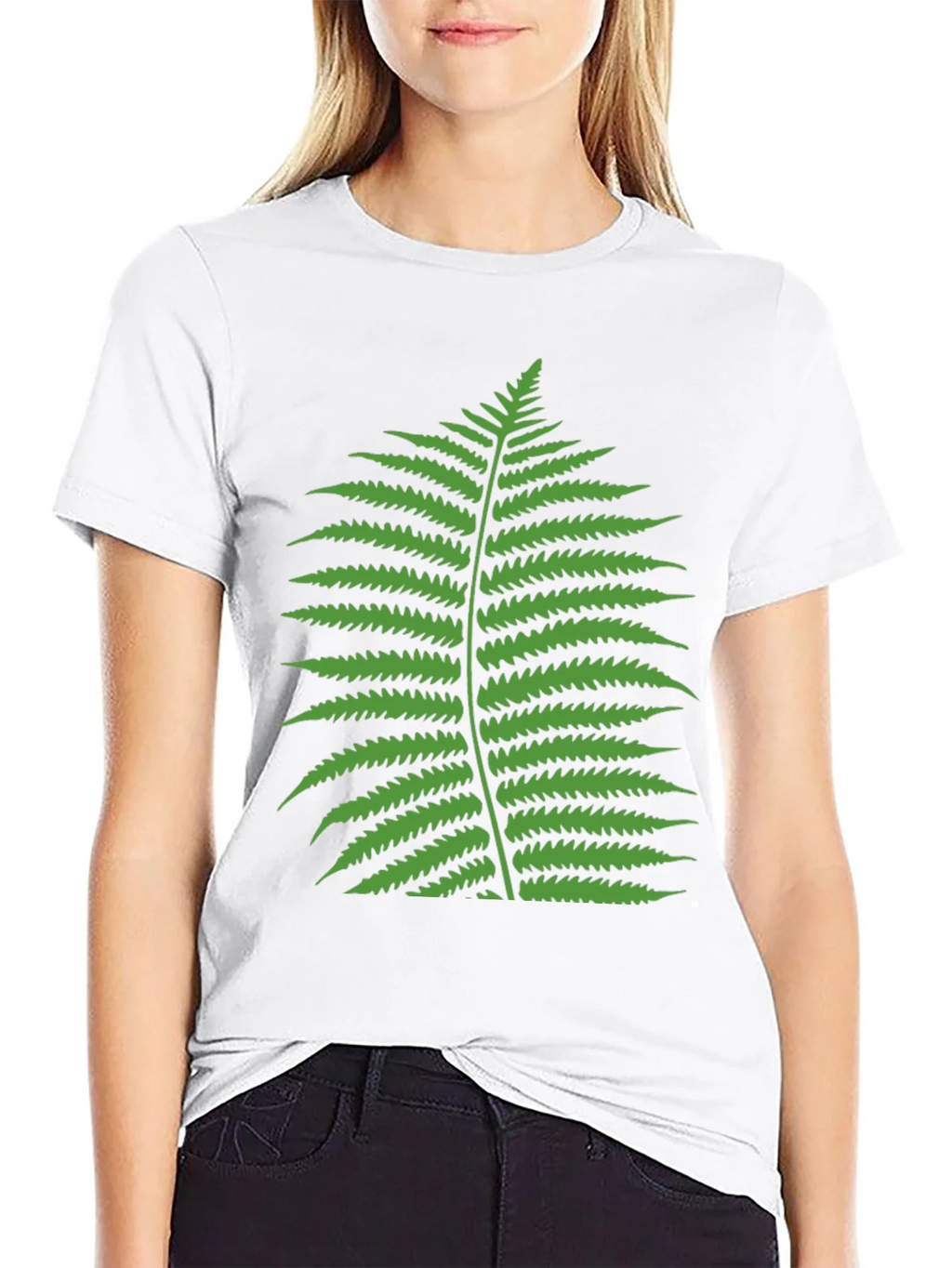 Fern Graphic T-Shirt - Classic Black Tee product image 8