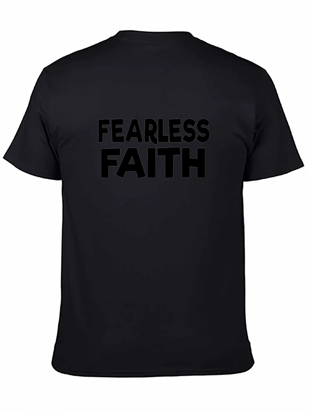 Fearless Faith Black Graphic T-Shirt product image 4