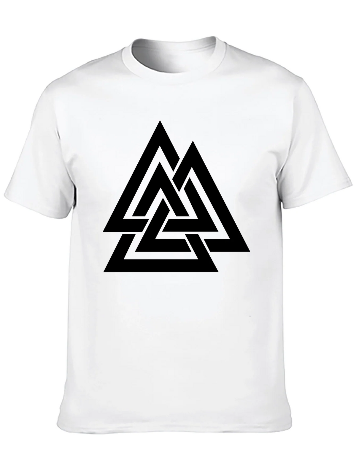Valknut Black T-Shirt - Norse Viking Symbol product image 9