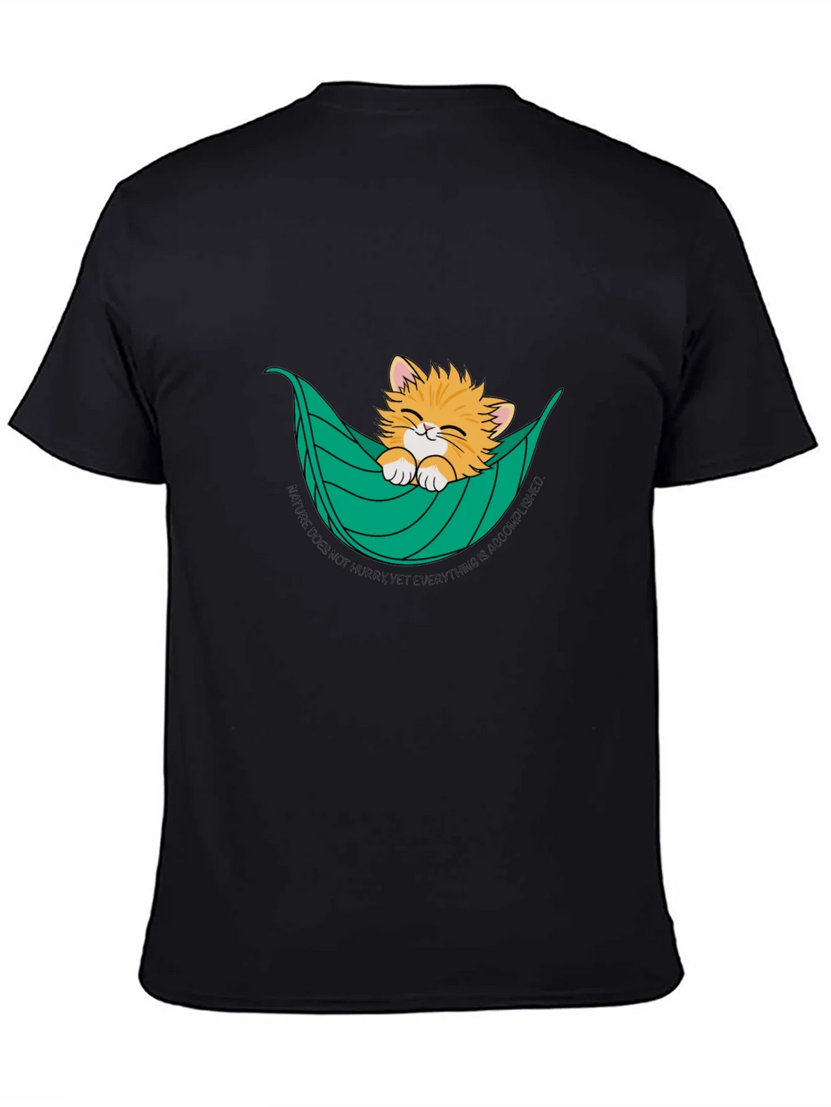 Cat in Hammock T-Shirt - Nature Does Not Hurry Tee product image 4