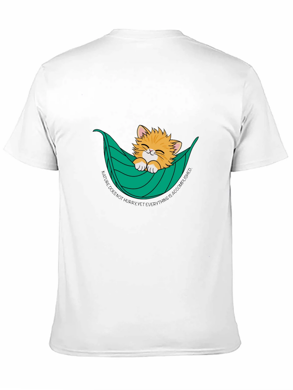 Cat in Hammock T-Shirt - Nature Does Not Hurry Tee product image 10