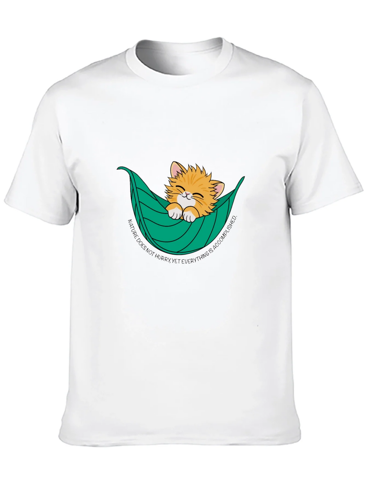 Cat in Hammock T-Shirt - Nature Does Not Hurry Tee product image 9