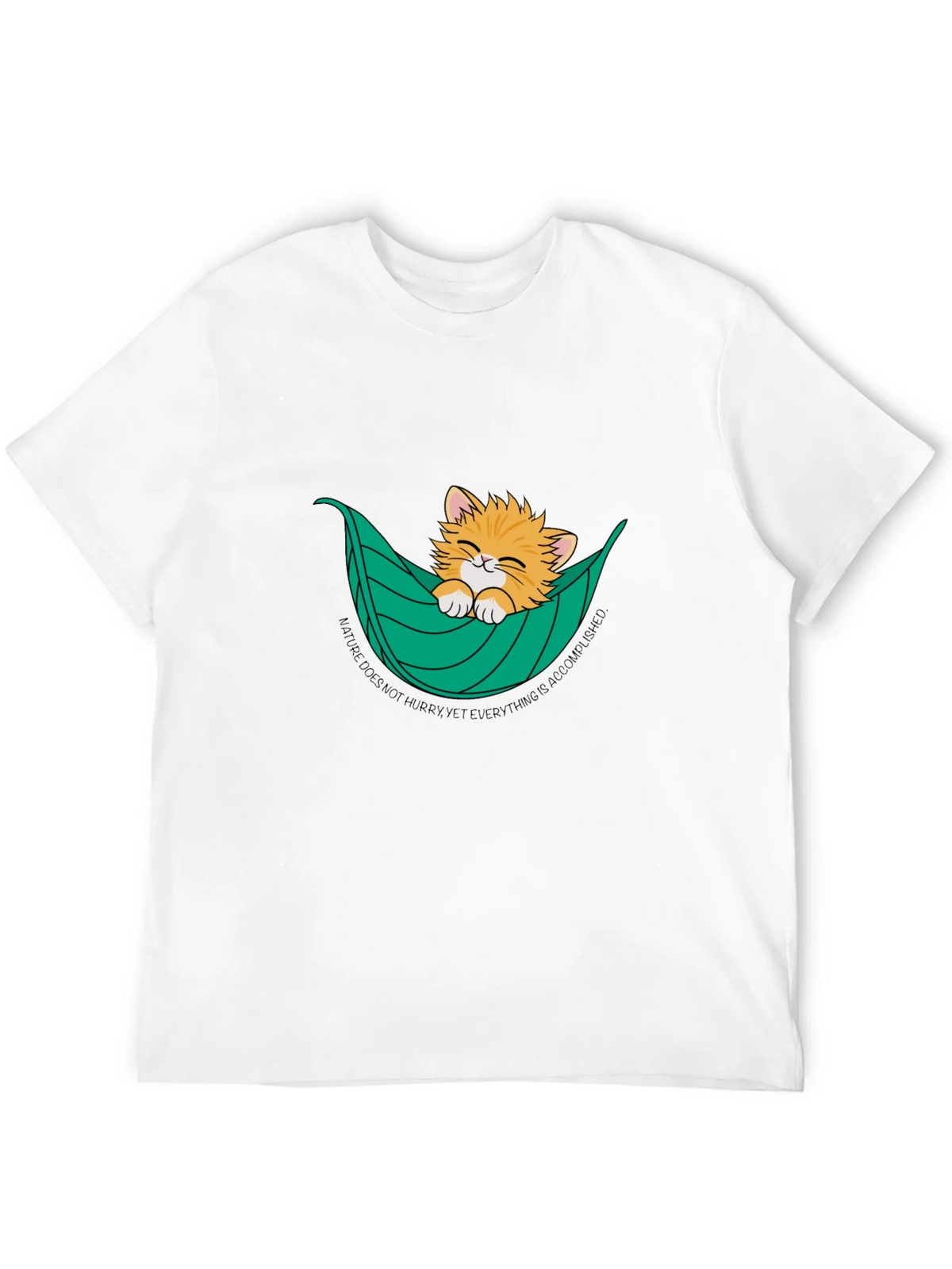 Cat in Hammock T-Shirt - Nature Does Not Hurry Tee product image 11