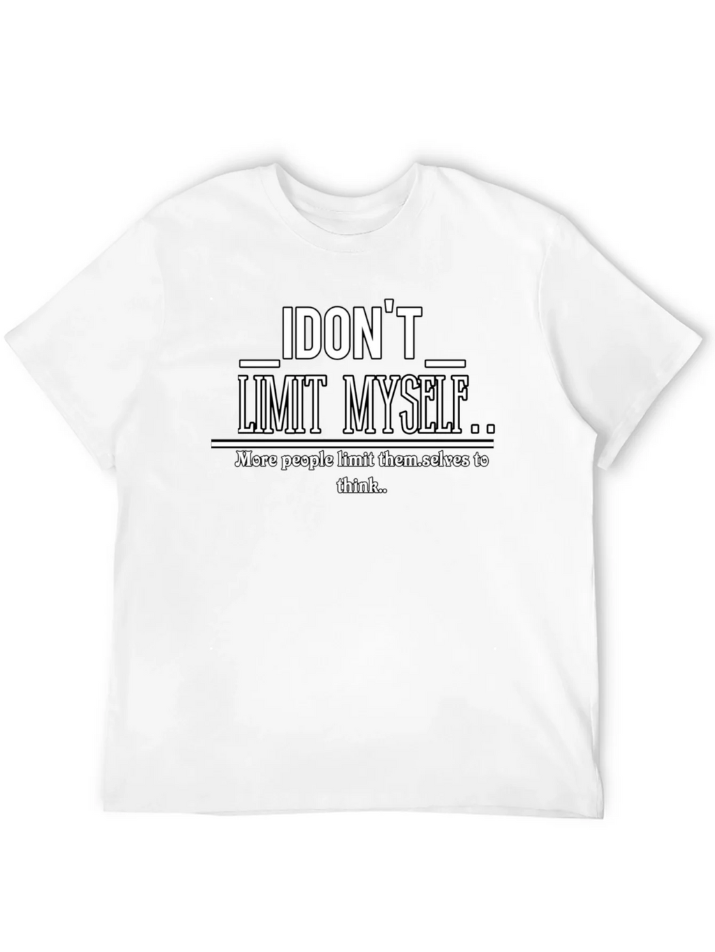 I Dont Limit Myself Graphic Print T-Shirt product image 11