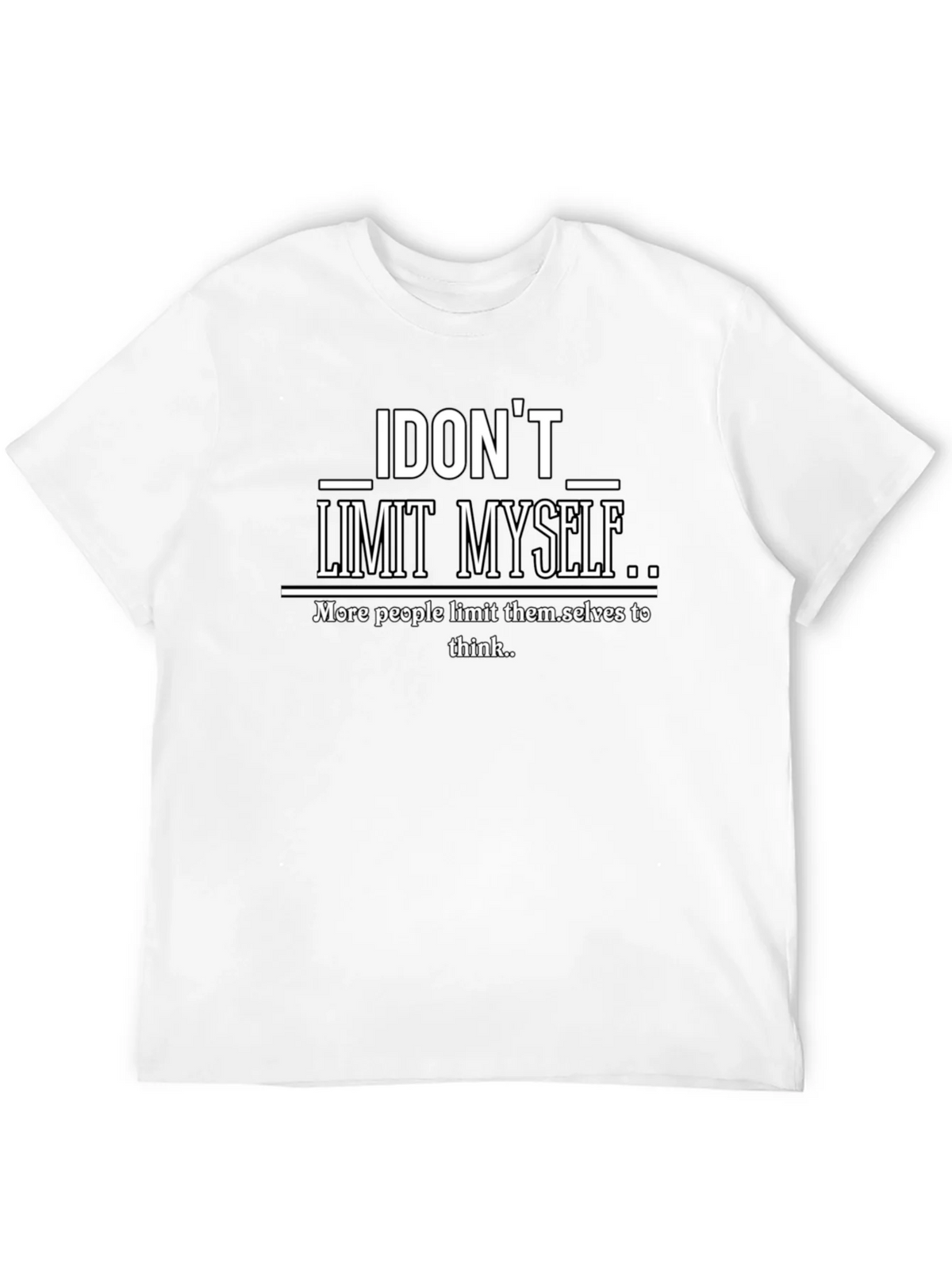 I Dont Limit Myself Graphic Print T-Shirt product image 11