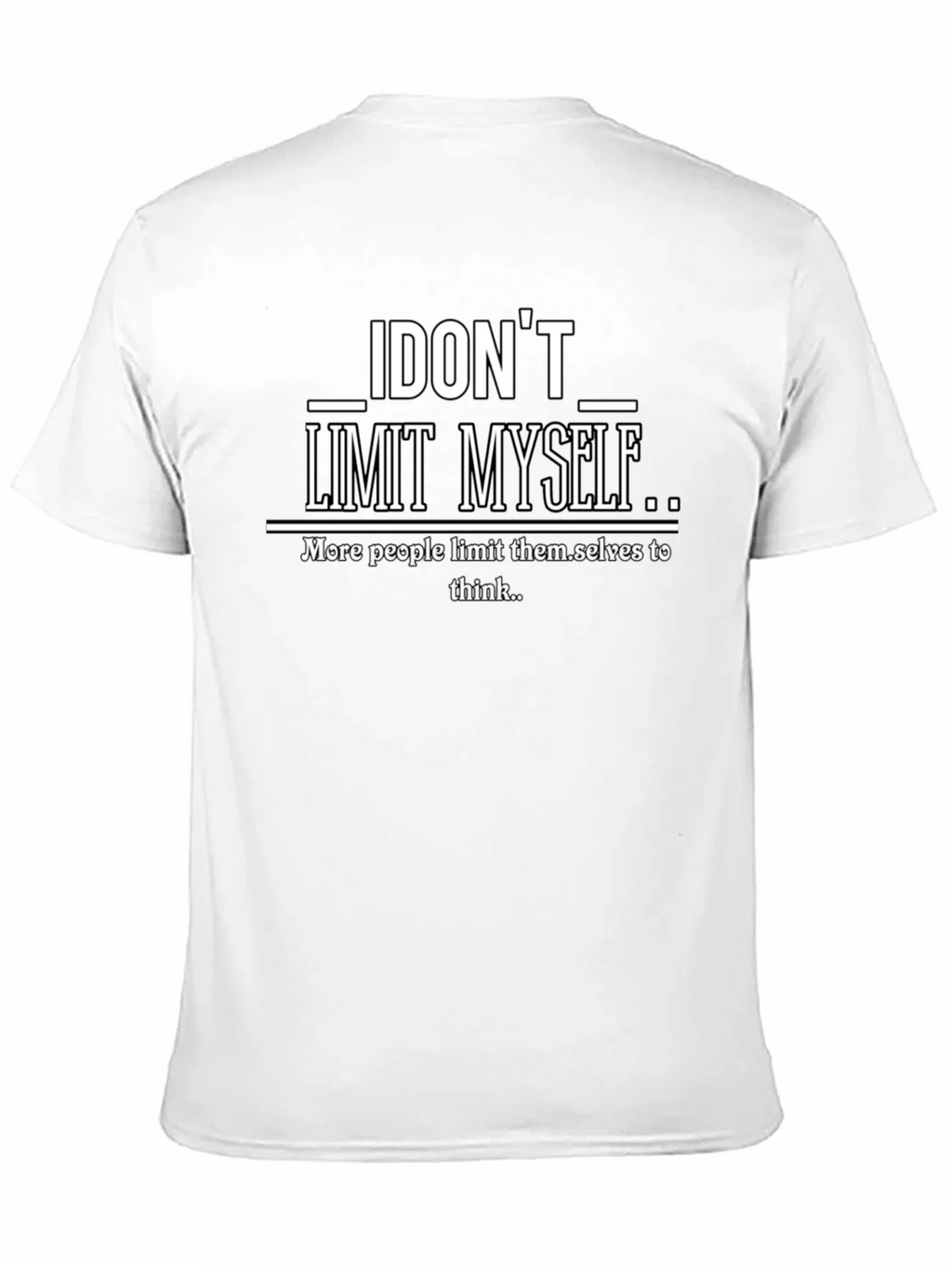 I Dont Limit Myself Graphic Print T-Shirt product image 10
