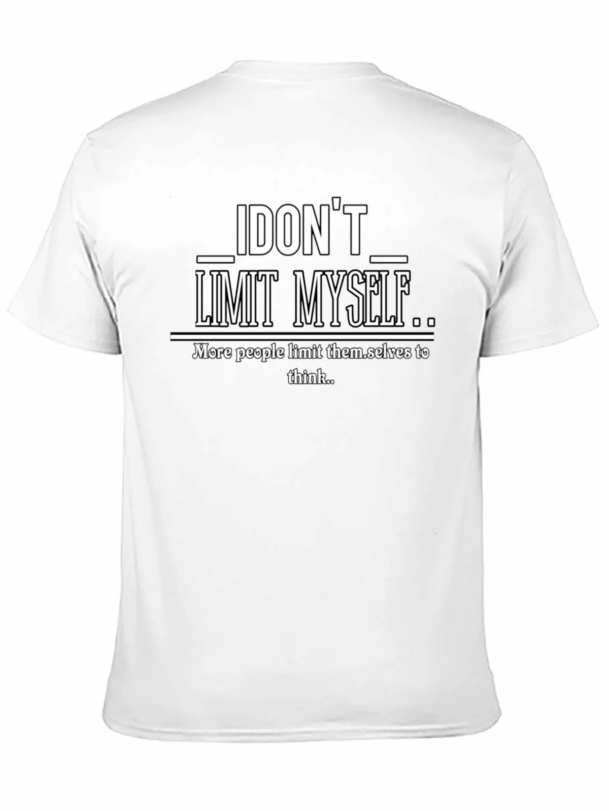 I Dont Limit Myself Graphic Print T-Shirt product image 10