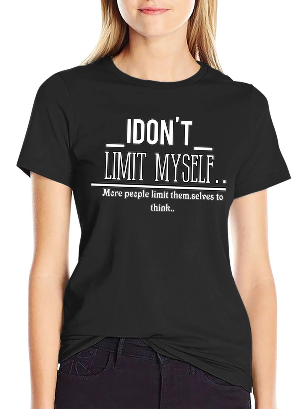 I Dont Limit Myself Graphic Print T-Shirt product image 2