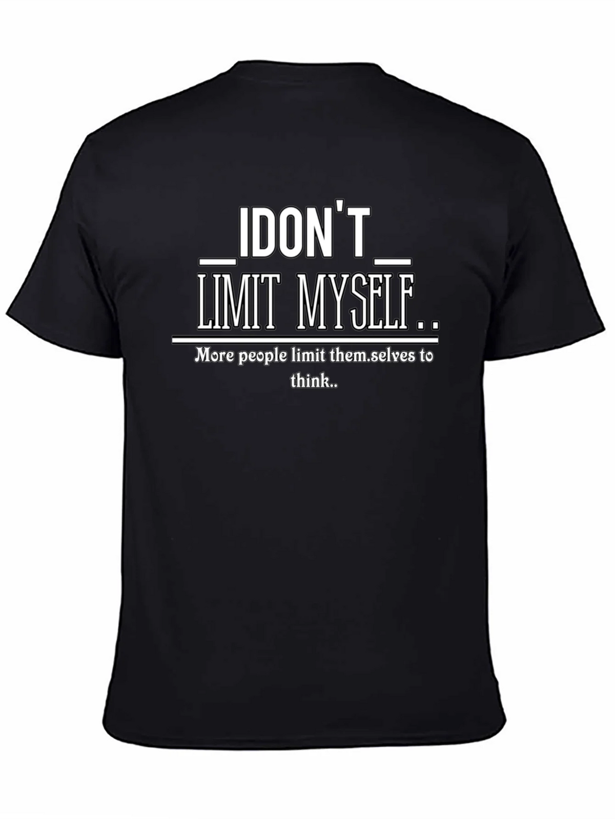 I Dont Limit Myself Graphic Print T-Shirt product image 4