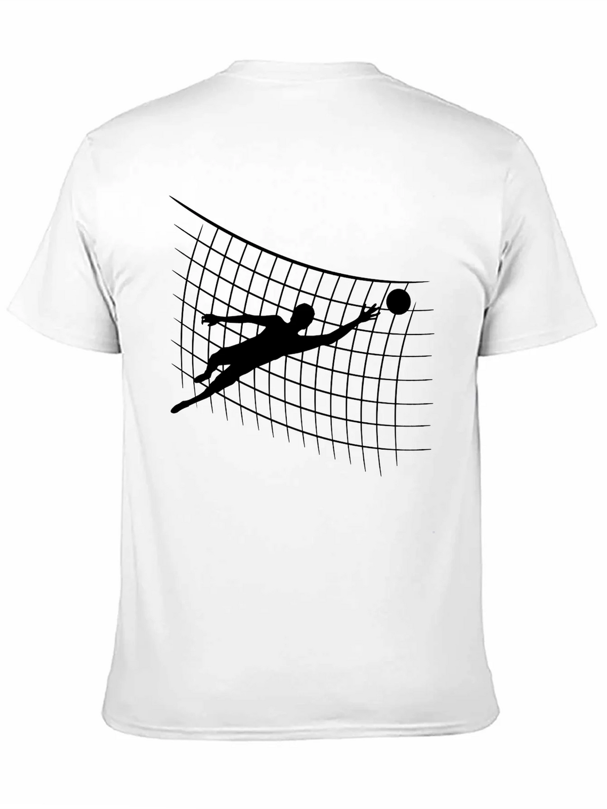 Volleyball Silhouette Graphic Tee - Black product image 10