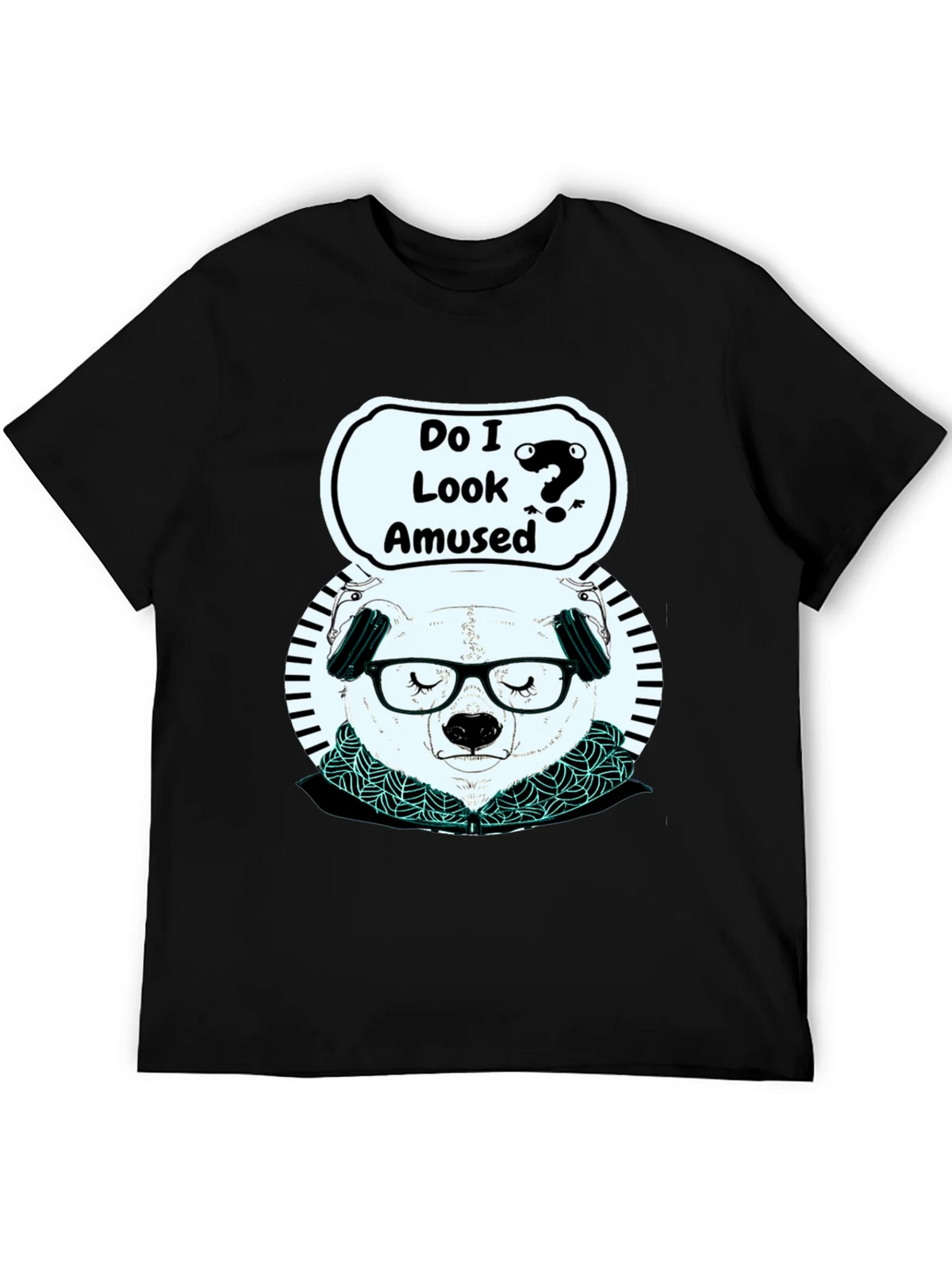 Amused Panda Graphic T-Shirt product image 5