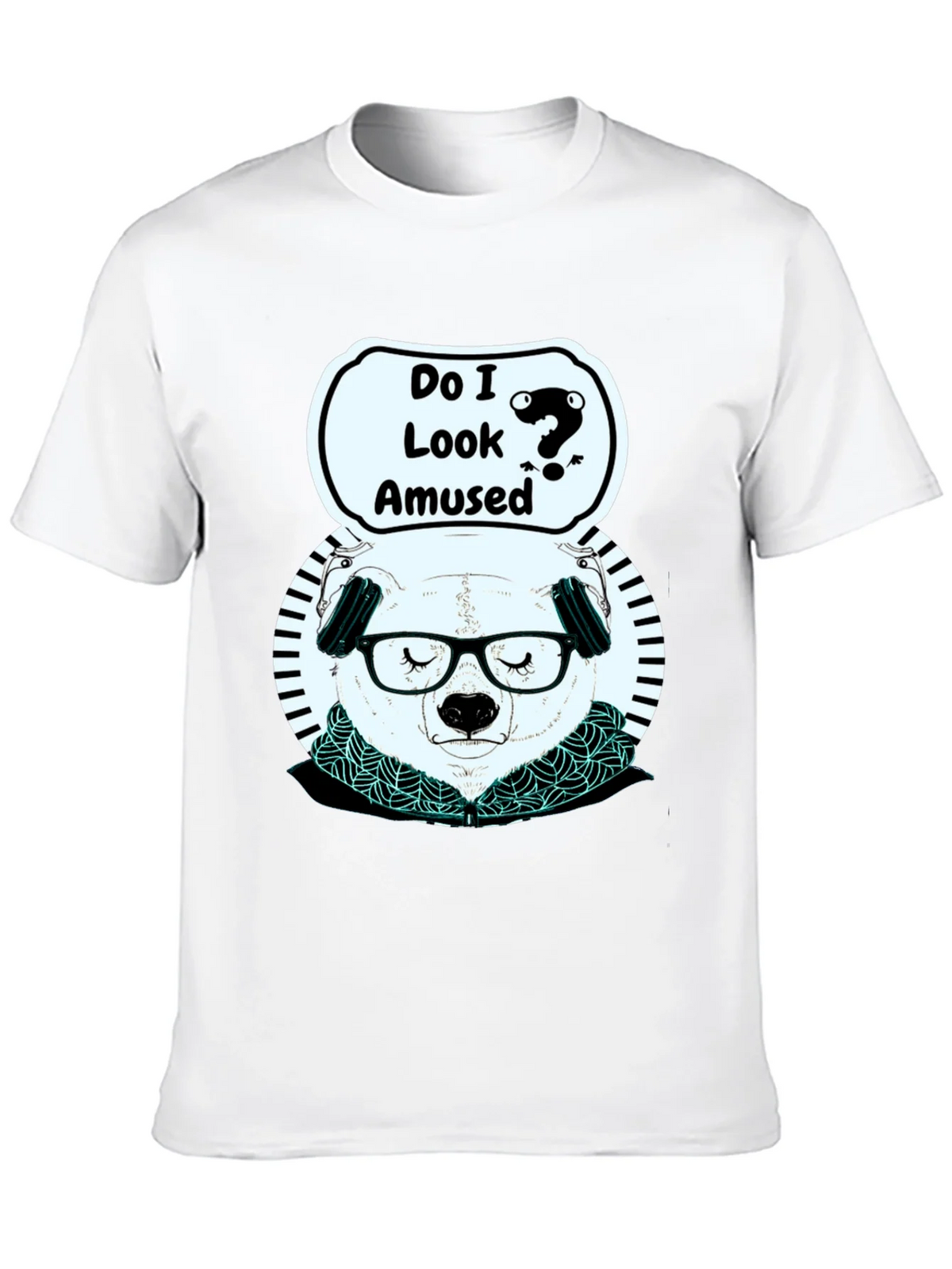 Amused Panda Graphic T-Shirt product image 9