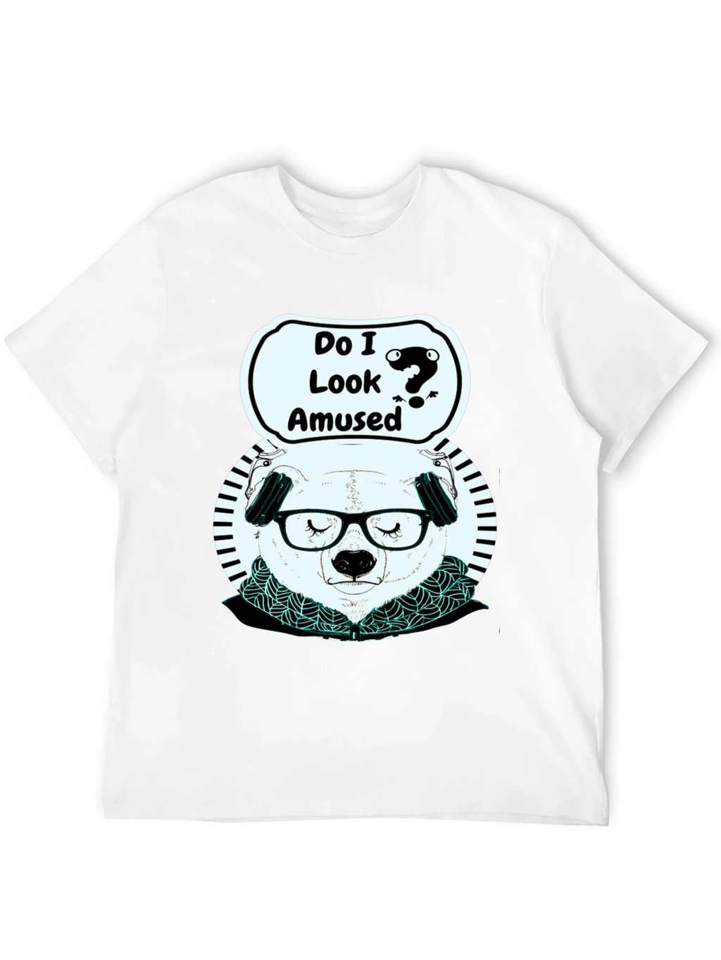 Amused Panda Graphic T-Shirt product image 11