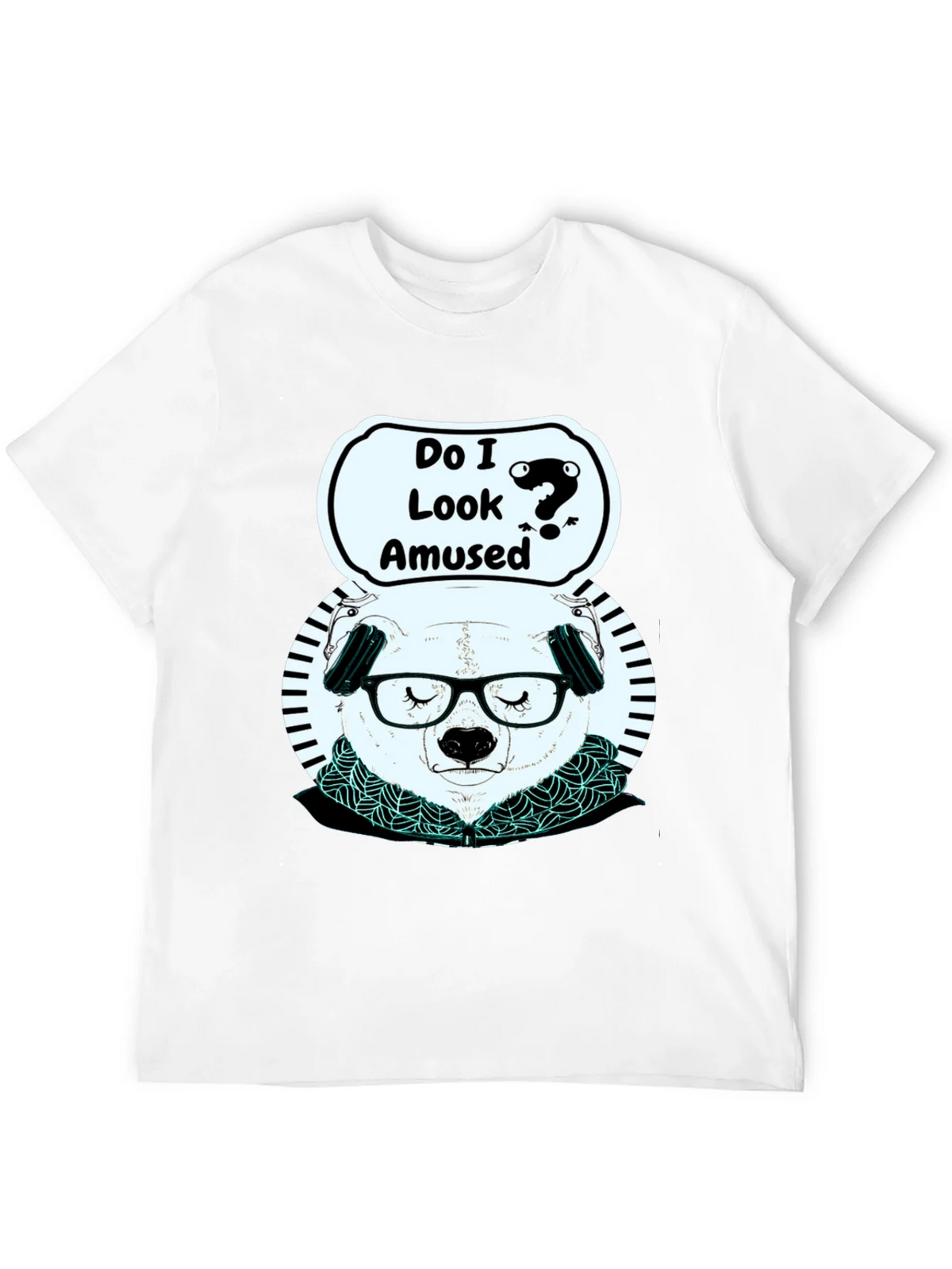 Amused Panda Graphic T-Shirt product image 11