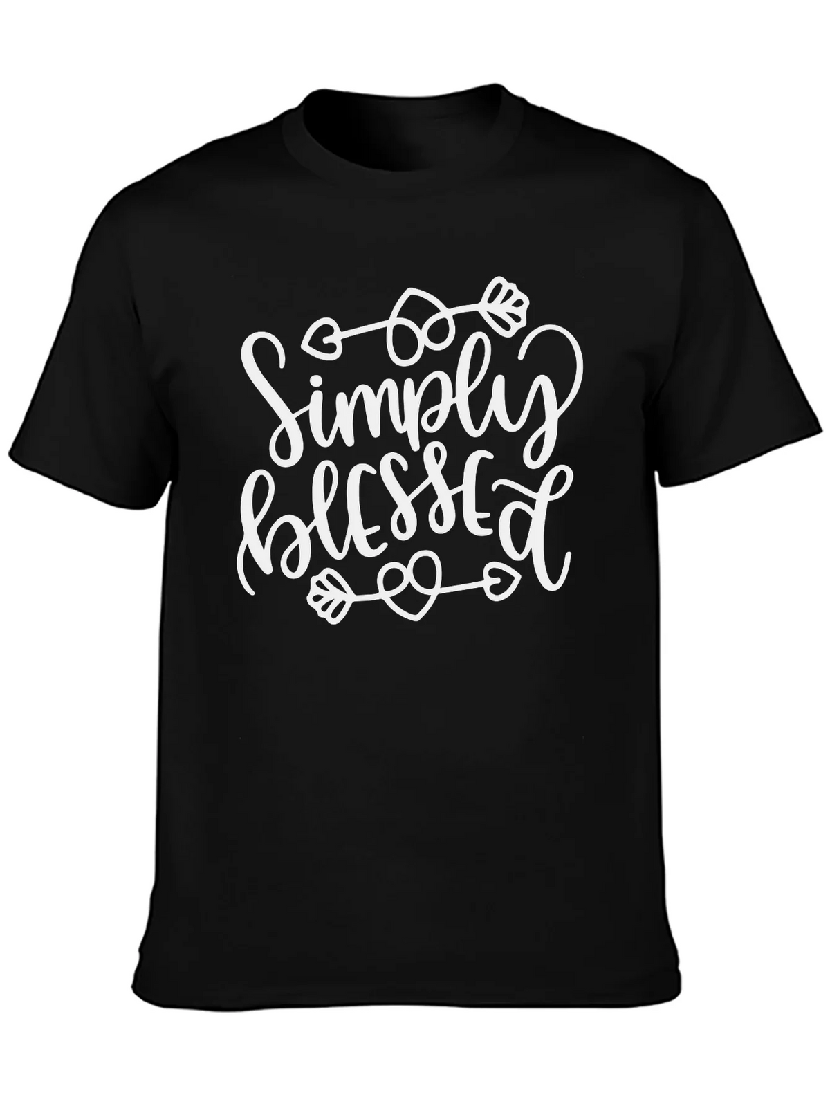 Simply Blessed Black Tee product image 3