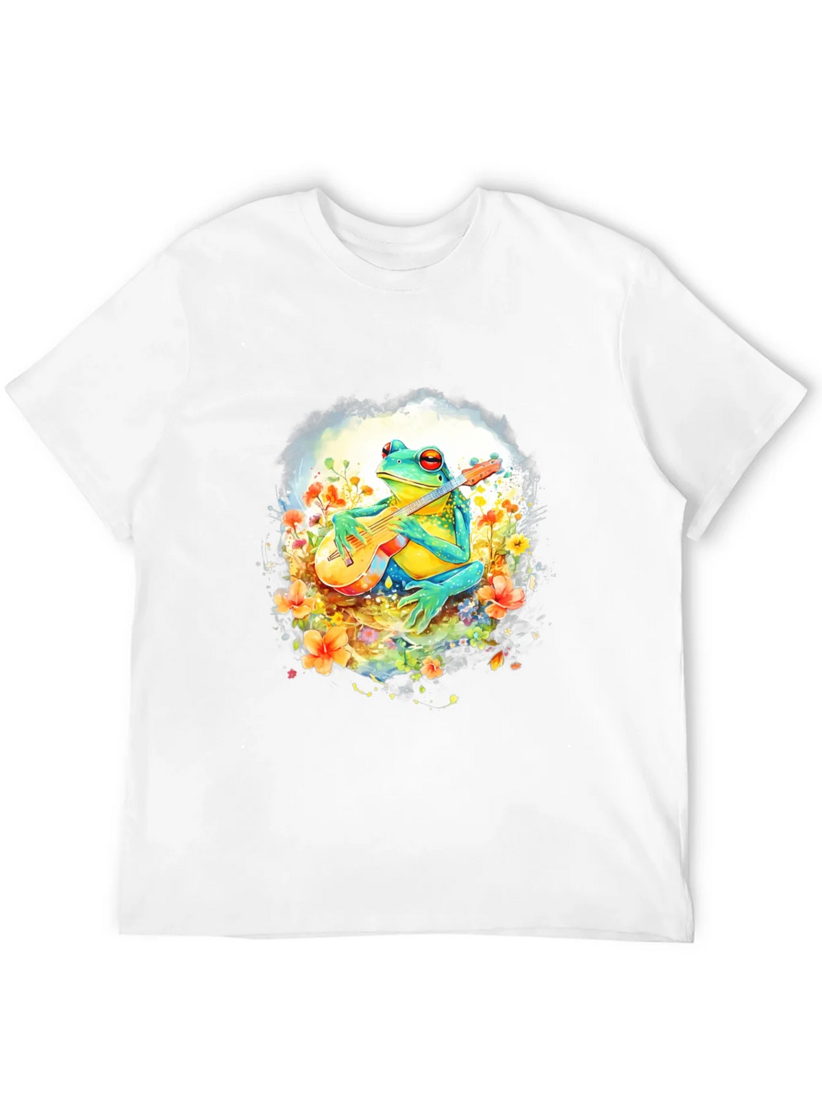 Frog Guitarist T-Shirt - Musical Amphibian Tee product image 11