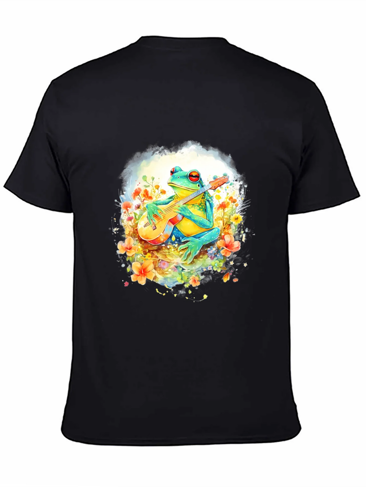 Frog Guitarist T-Shirt - Musical Amphibian Tee product image 4