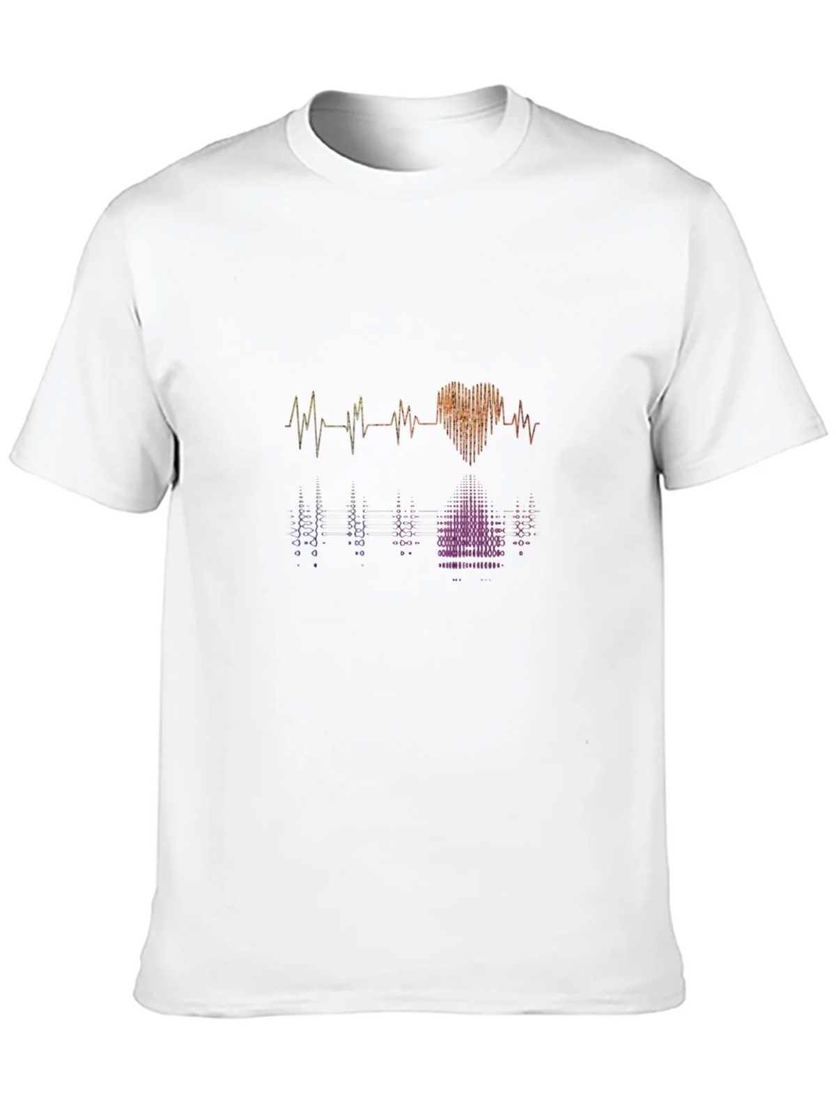 Heartbeat Graphic Tee - Stylish Black Cotton T-Shirt product image 9