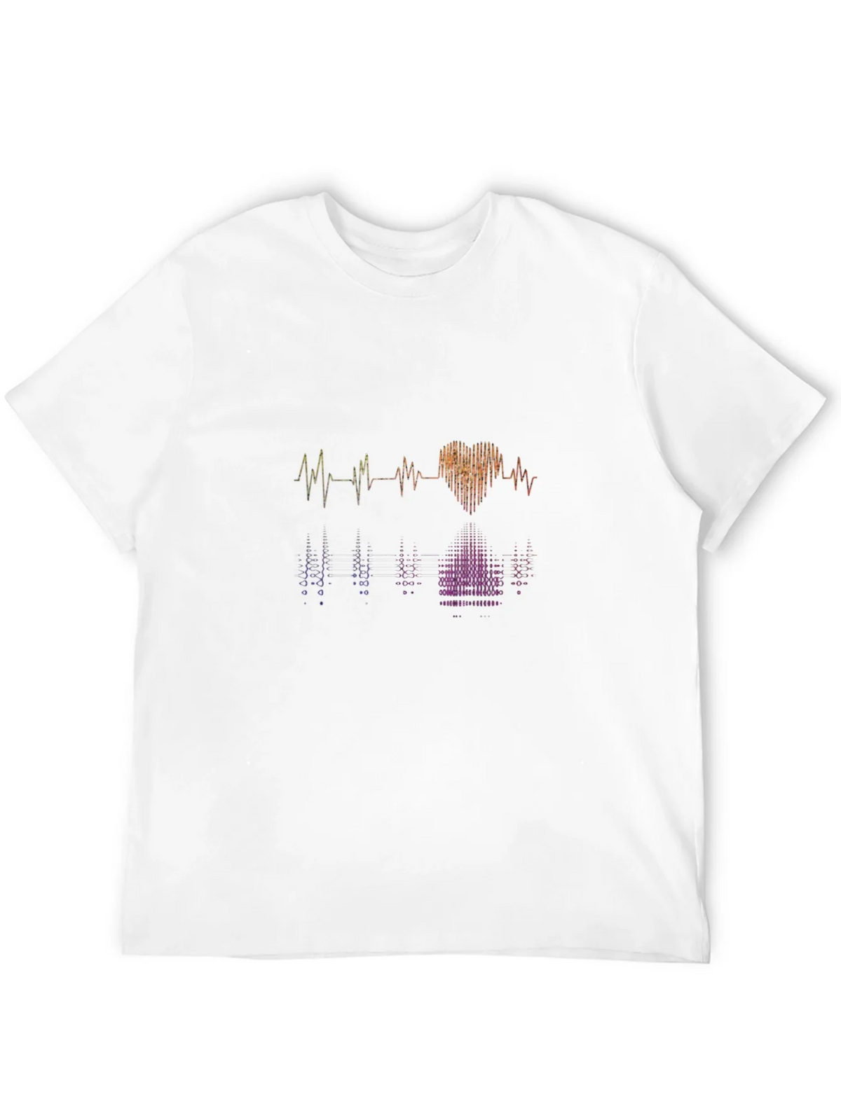Heartbeat Graphic Tee - Stylish Black Cotton T-Shirt product image 11