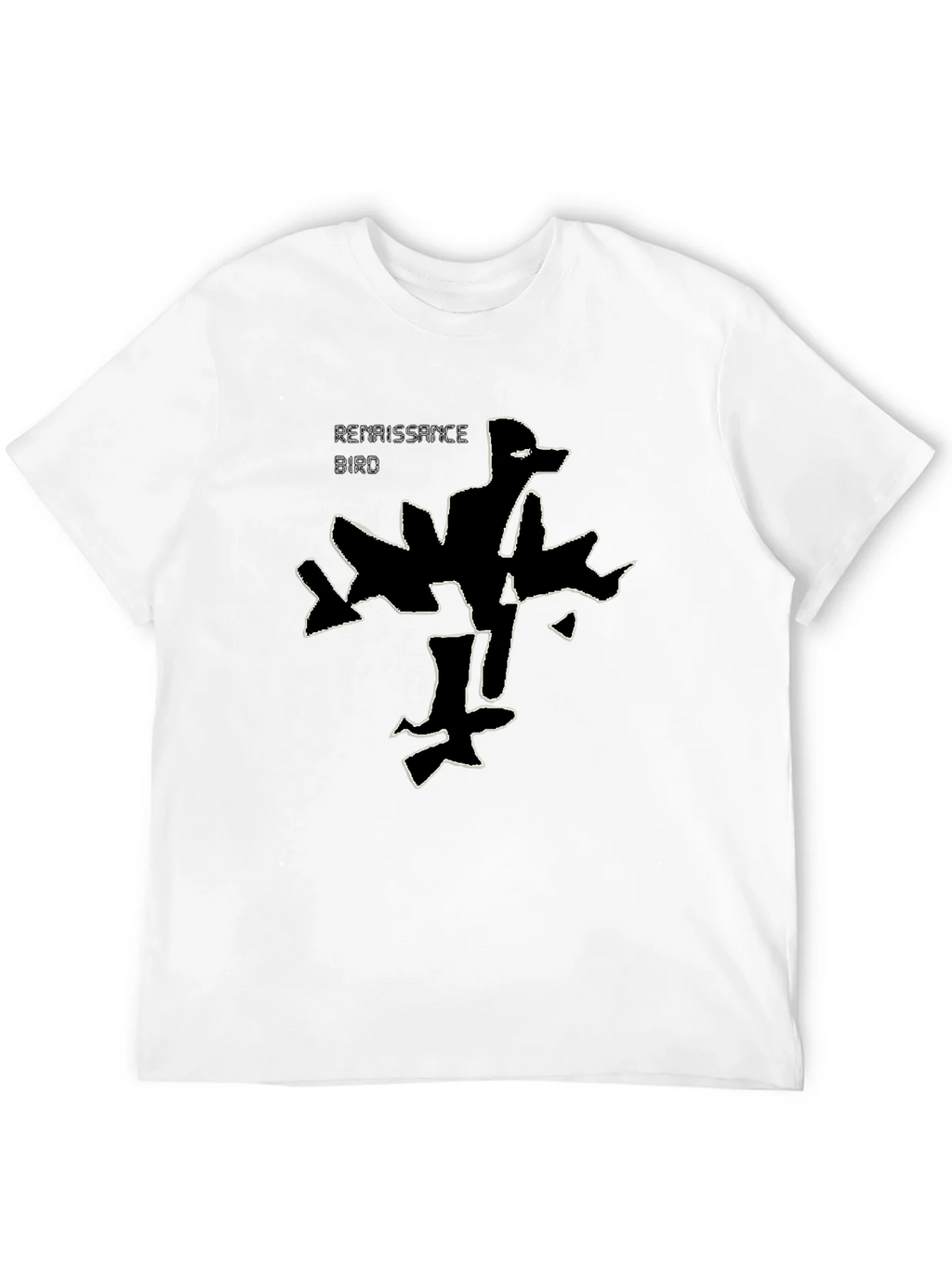 Renaissance Bird Graphic Tee - Black Cotton T-Shirt product image 11