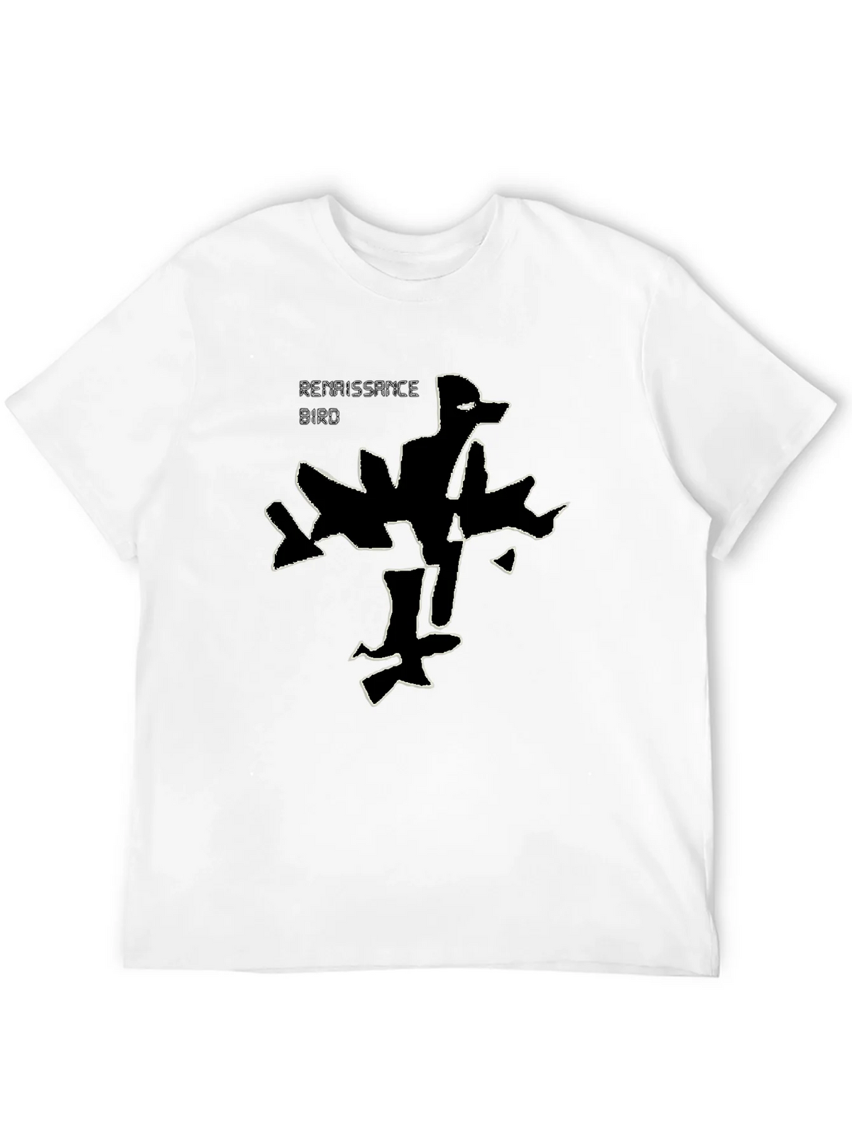 Renaissance Bird Graphic Tee - Black Cotton T-Shirt product image 11