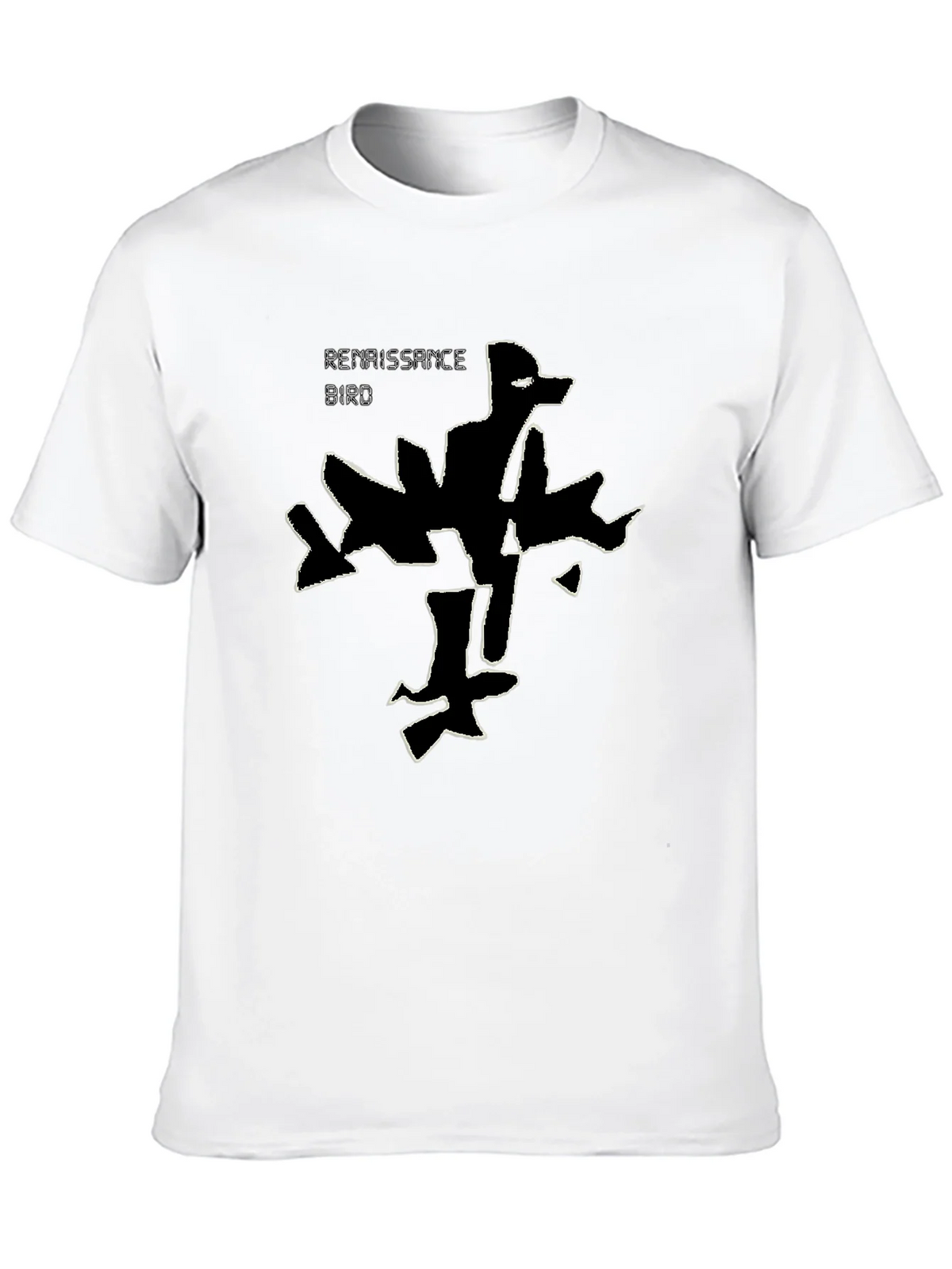 Renaissance Bird Graphic Tee - Black Cotton T-Shirt product image 9