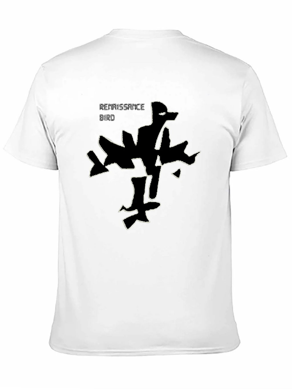 Renaissance Bird Graphic Tee - Black Cotton T-Shirt product image 10
