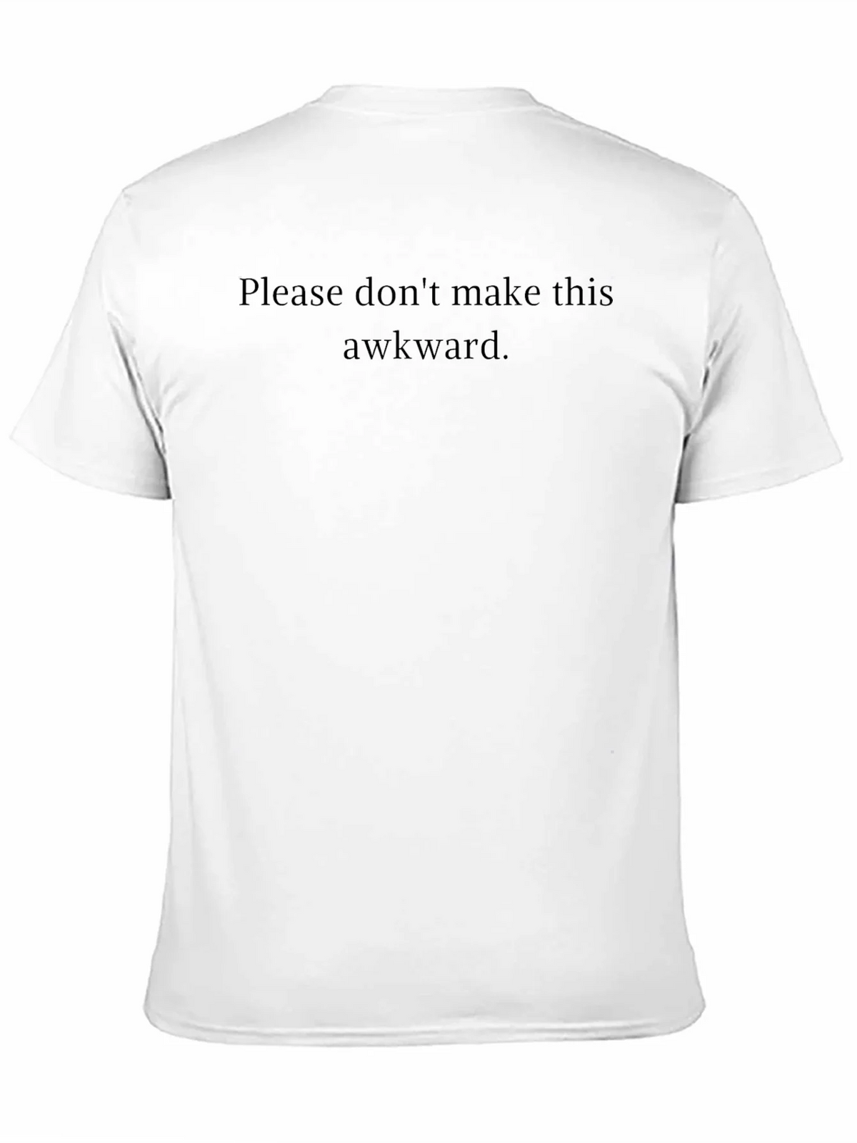 Awkward Statement Tee - Soft Black Crew Neck product image 10