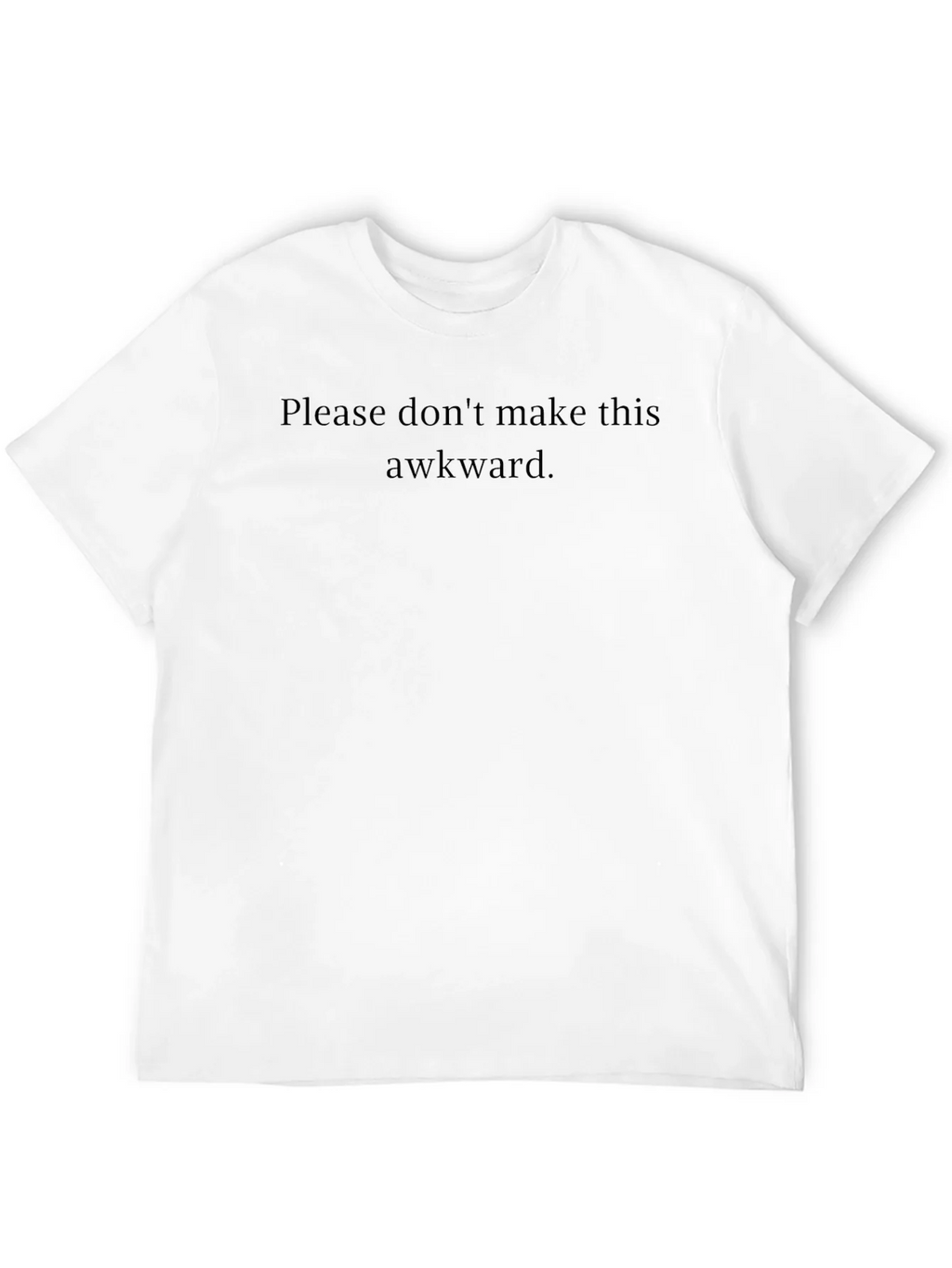 Awkward Statement Tee - Soft Black Crew Neck product image 11