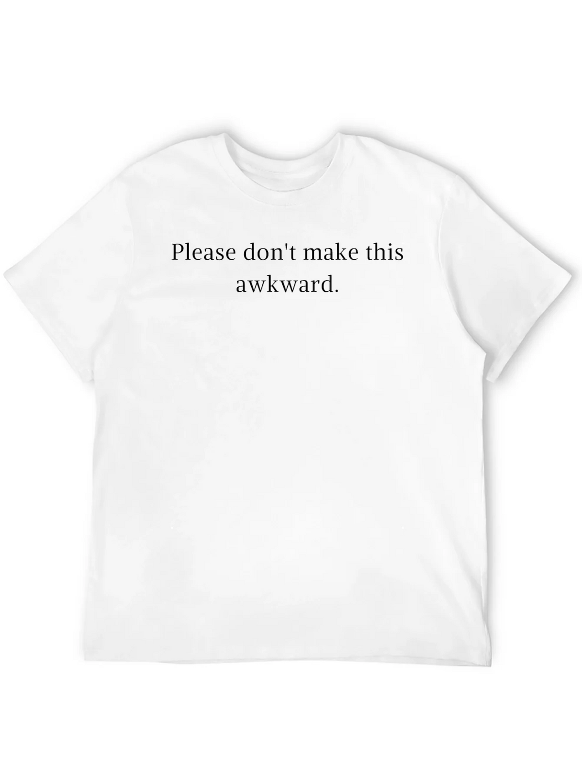 Awkward Statement Tee - Soft Black Crew Neck product image 11