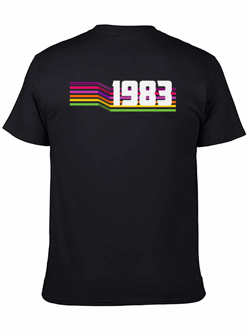 Retro 1983 Graphic Tee - Black product image 4