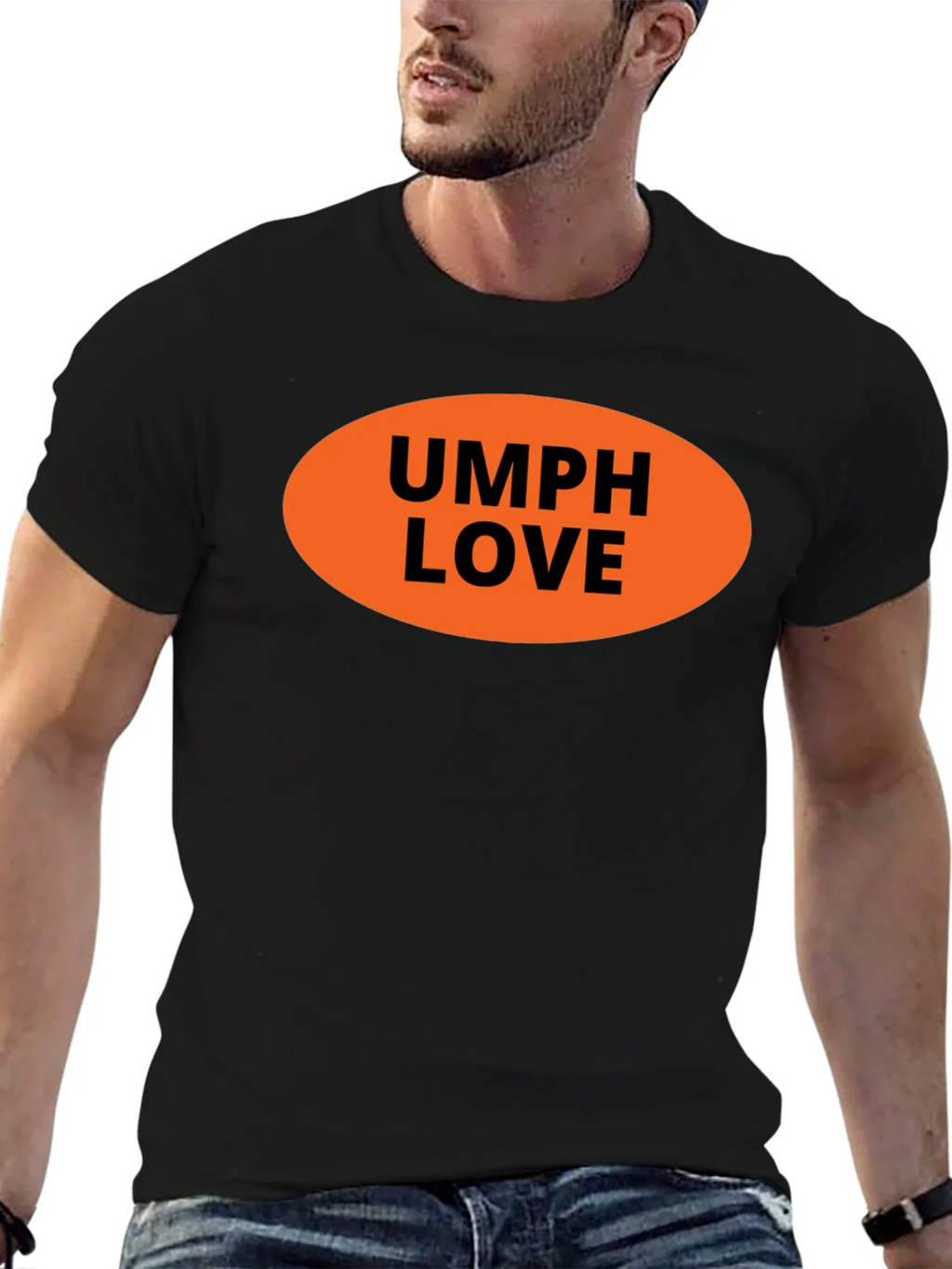 UMPH LOVE Graphic Tee - Black Cotton T-Shirt product image 6