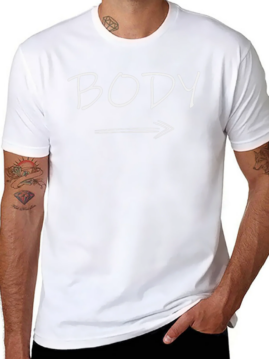 Body Arrow Graphic Tee - Point the Way! product image 7