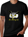 Funny Owl Graphic T-Shirt - Its Good! product image 1