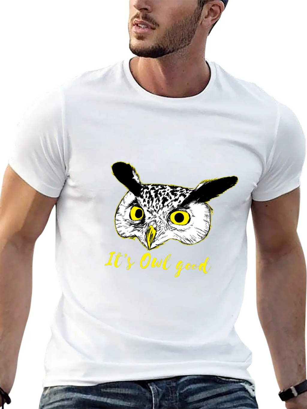 Funny Owl Graphic T-Shirt - Its Good! product image 12