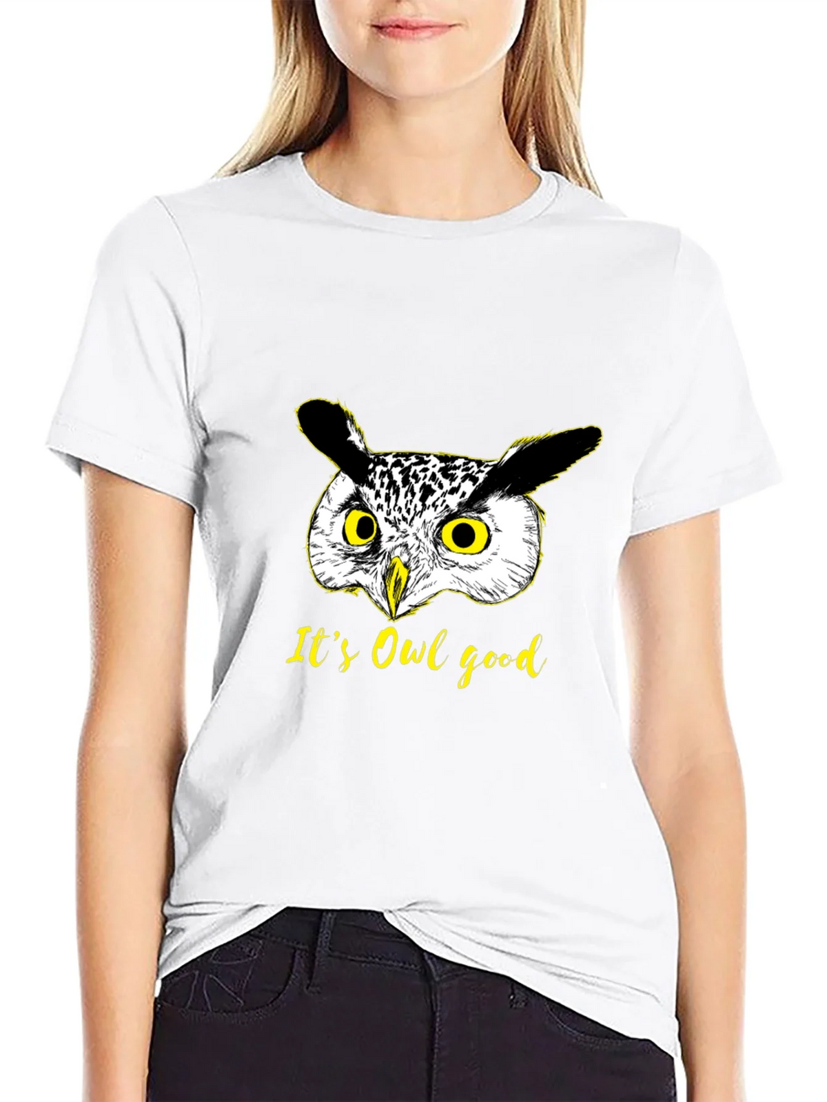 Funny Owl Graphic T-Shirt - Its Good! product image 8