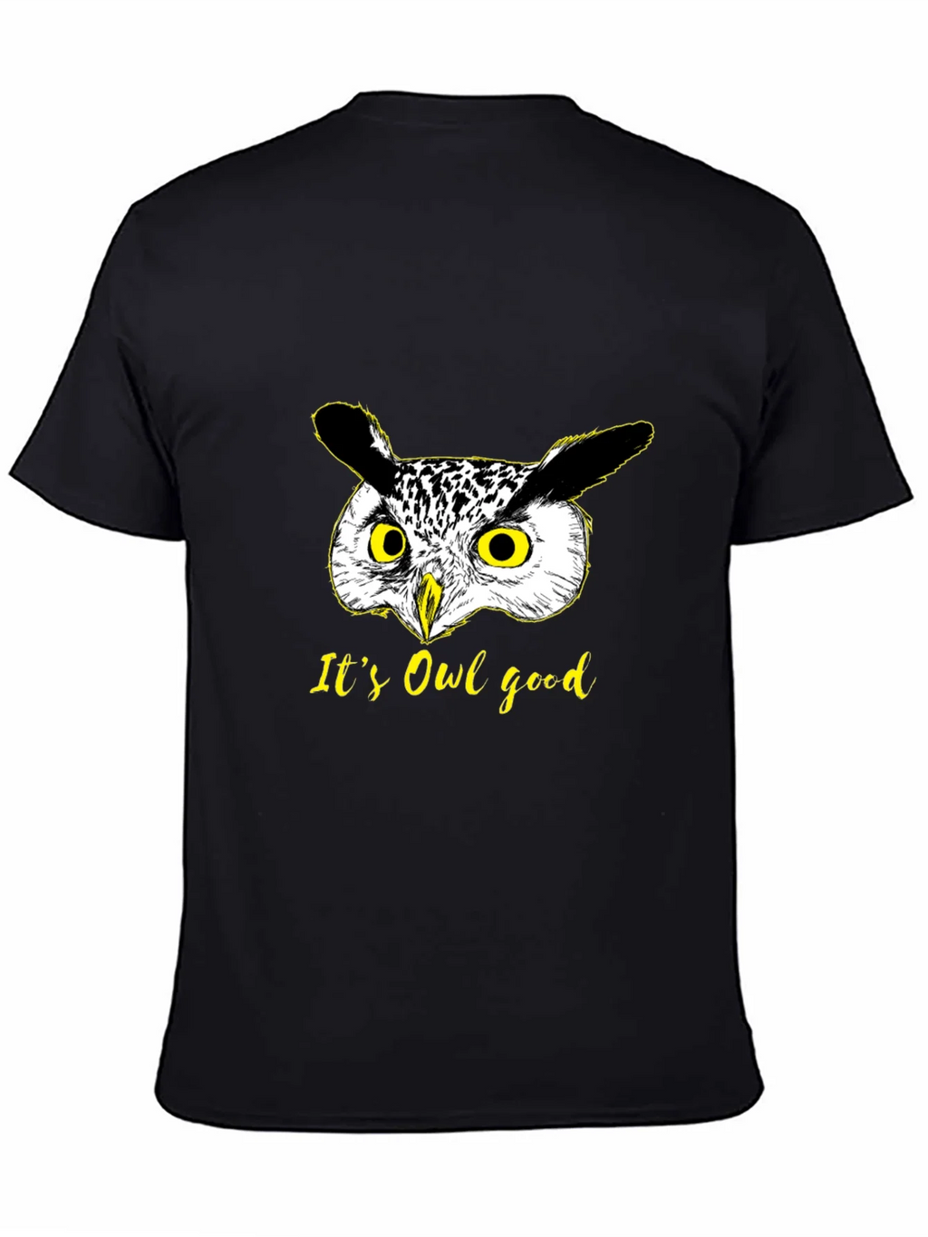Funny Owl Graphic T-Shirt - Its Good! product image 4