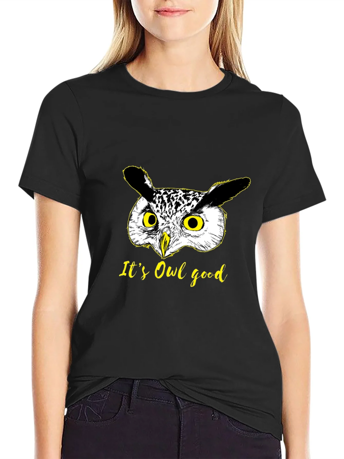 Funny Owl Graphic T-Shirt - Its Good! product image 2