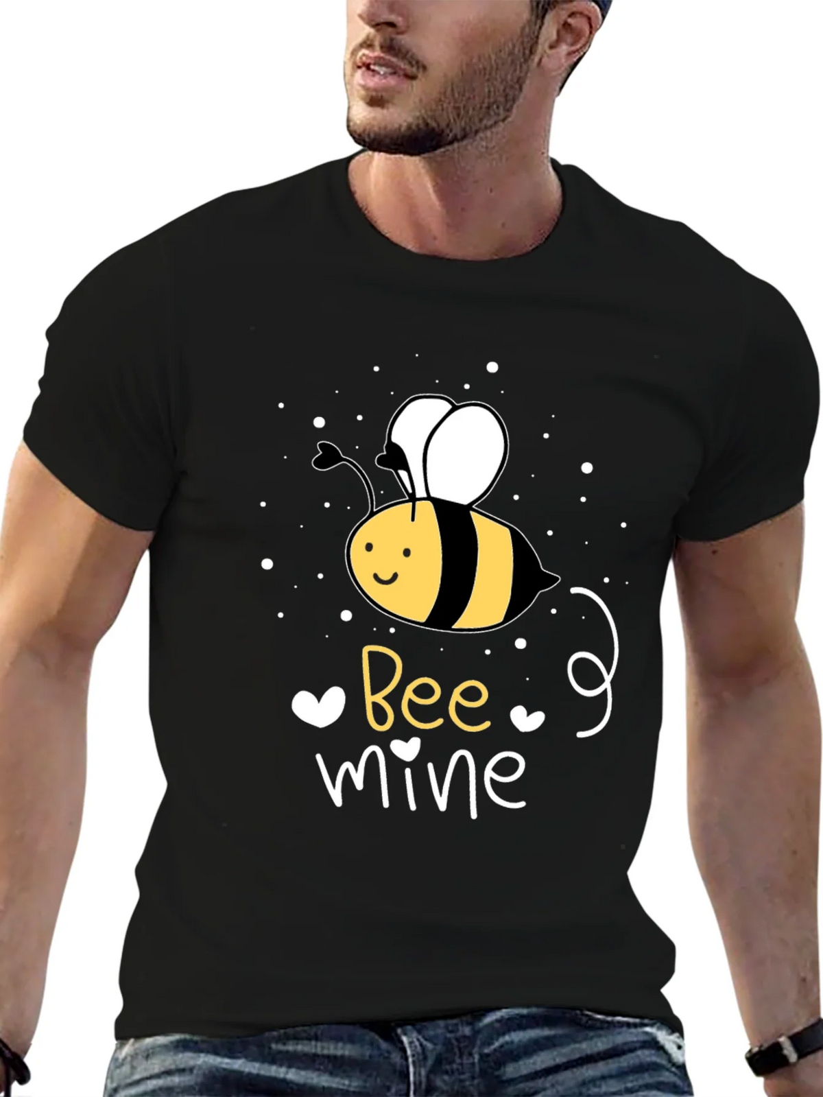 Bee Mine Graphic T-Shirt - Valentines Day Tee product image 6