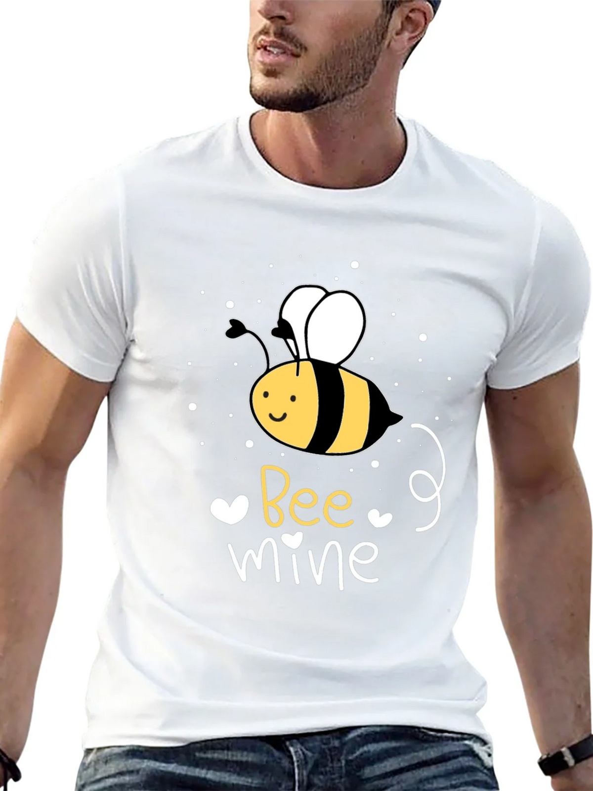 Bee Mine Graphic T-Shirt - Valentines Day Tee product image 12