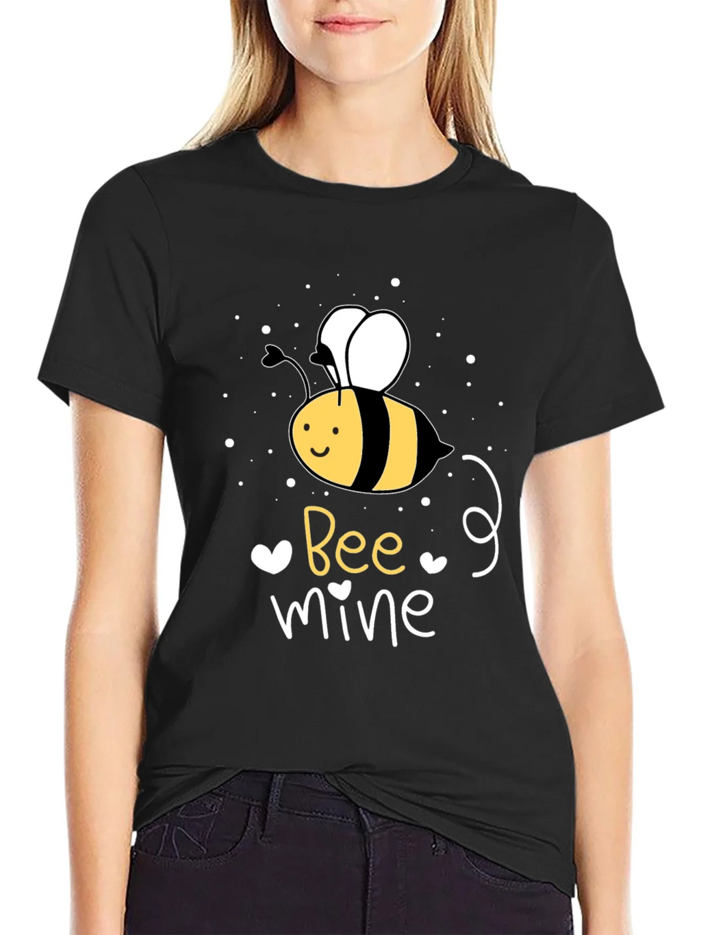 Bee Mine Graphic T-Shirt - Valentines Day Tee product image 2