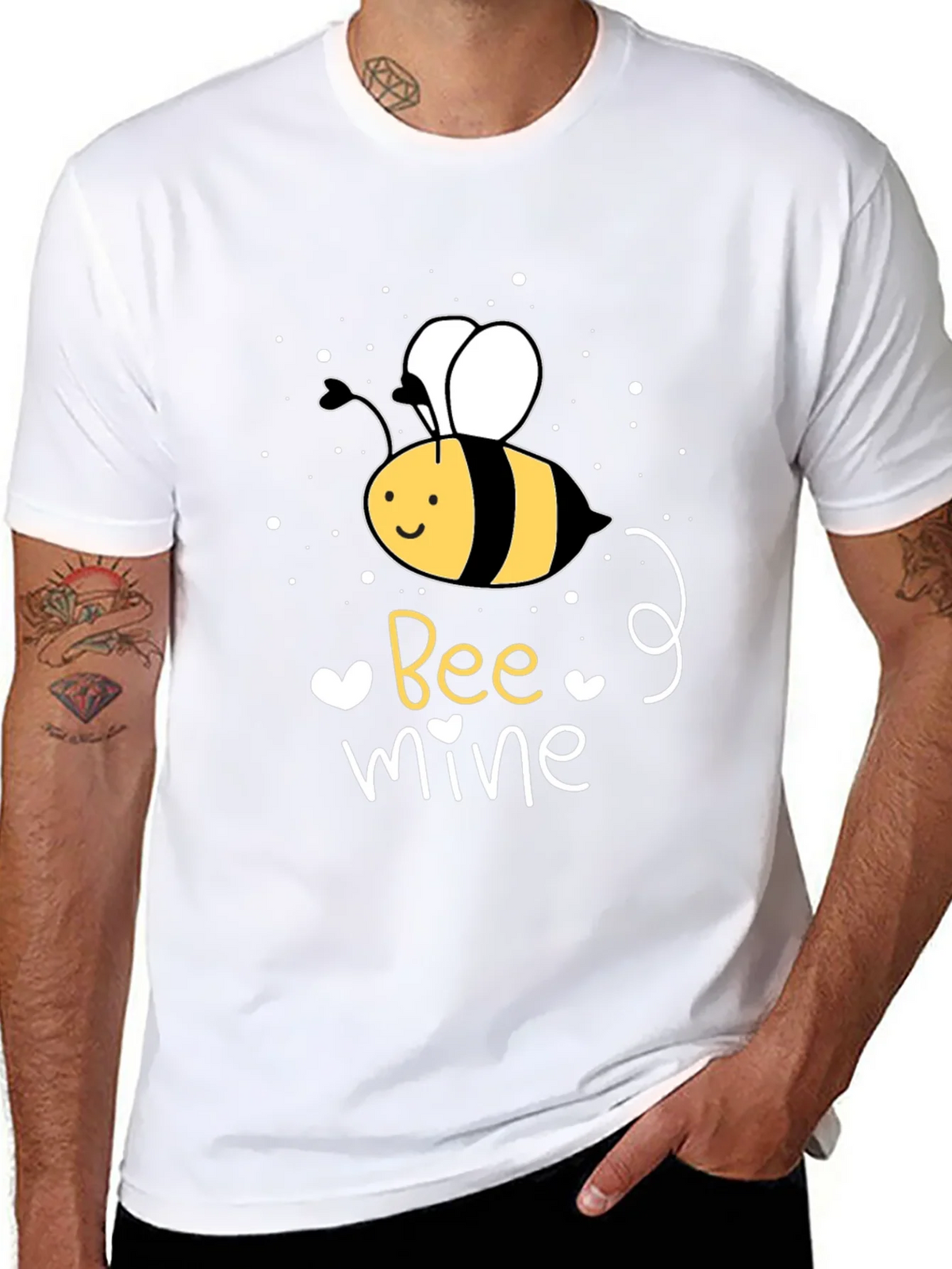 Bee Mine Graphic T-Shirt - Valentines Day Tee product image 7