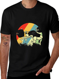 Retro Gym Bench Press Workout T-Shirt product image 1